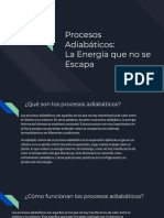 Procesos Adiabáticos - La Energía Que No Se Escapa