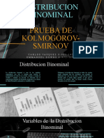 Distribucion Binominal Prueba de Kolmogorov-Smirnov