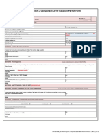 F253 Permit System Component LOTO Isolation