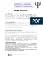 Informe Psicologico