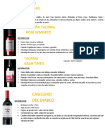 Información de Vinos