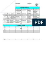 Horario de Sexto B de Primaria 2021 Eduardo Abaroa