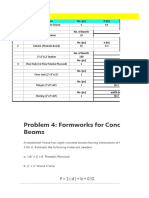 Formwork Estimating