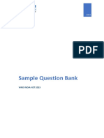 WRO NET Marking Scheme Sample1