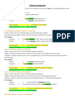 Tempos Compostos - Exercícios