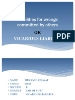 Muzamil Kifayat (Vicarious Liability)