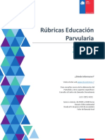 Rubricas Educacion Parvularia 2022