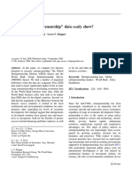 Acs, Z., Desai, S. and Klapper, L. 2008. What Does Entrepreneurship Data Really Shows