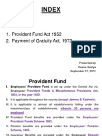 Statutory Compliance - PF and Gratuity