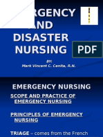 Emergency and Disaster Nursing