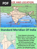 Class 9 India Size and Location