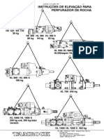 Instruções de Elevação para Perfurador de Rocha: HE 122 / HE 119 39 KG HE 300 89 KG HL 300 94 KG HL 300 S 92 KG