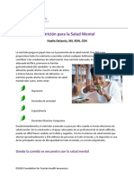 Nutrición para La Salud Mental - FFHA2020