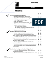 Paint Safety Checklist: BLR Audit Checklists