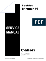 Booklet Trimmer F1 Service Manual