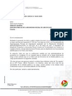 Carta Gestora para Consulta