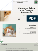 Vacinação Felina e Doenças Prveniveis - Hevellyn Severo