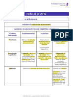 3 1 Afo Creditos Ordinarios e Adicionais