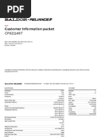 CPX21146T Customer Information Packet