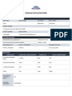 Interview Application Form