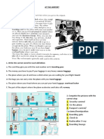 Airport Activities Vocabulary