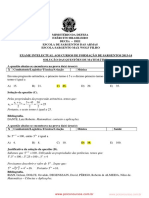 Matematica Prova e Gabarito 12