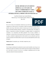 Estudio Del Método de Levantamiento Artificial Con Sarta de Velocidad y Compresores en El Cabezal Del Pozo Como Alternativa para La Optimización de La Producción en Pozosde Gas