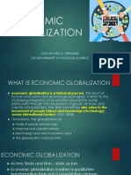 CW Lecture 2 Economic Globalization