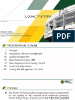 Module 1 Pharmaceutical Quality System