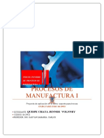 PROCESOS de MANUFACTURAavance Del Soporte para Brocas 1