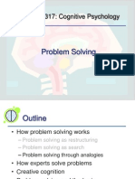 Psyc 317: Cognitive Psychology: Problem Solving