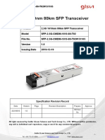 2.5G 1610nm 80km SFP Transceiver