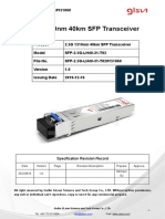 2.5G 1310nm 40km SFP Transceiver