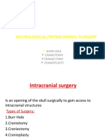 Intracranial Surgery