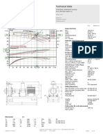 Technical Data: Glanded Standard Pump