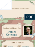 Group Presentation - EI Test Daniel Goleman