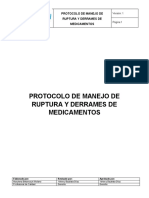 Protocolo de Manejo de Derrames y Ruptura de Mdtos