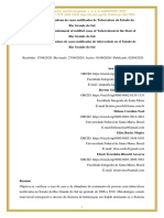 Tratamento e Abandono de Casos Notificados de Tuberculose Do Estado Dorio Grande Do Sul