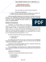 (Organic Natural Products) General Introduction:: Carbohydrates Glucose