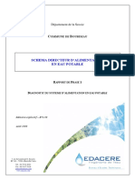 Schema Directeur D'Alimentation en Eau Potable: Département de La Savoie