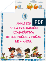 Resultados de La Evaluación Diagnóstica 4 Años Miss Juli Nuevo