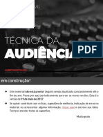 TÉCNICAS PARA A AUDIÊNCIA, Slides