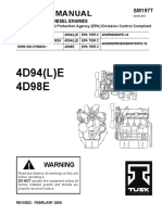 4D94 (L) E 4D98E: Service Manual