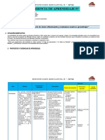 Experiencia de Aprendizaje Diciembre