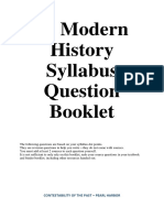 11 Modern History Yearly Revision Booklet