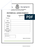 Assignment Front Page - PG