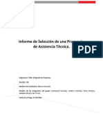 Evaluación 1 - Informe de Propuesta de Asistencia Técnica