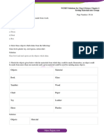 NCERT Solutions For Class 6 April 3 Science Chapter 4 Sorting Materials Into Groups