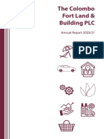 The Colombo Fort Land & Building PLC: Annual Report 2020/21