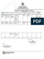 Action Plan in Mathematics Grade 4-Integrity